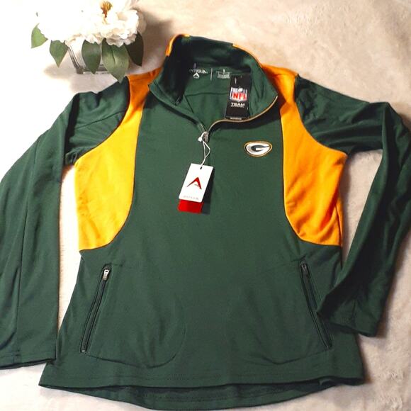 GREEN BAY PACKERS Long Sleeve Top Sz Small Authentic NFL Sports Apparel w Tags - Picture 9 of 9